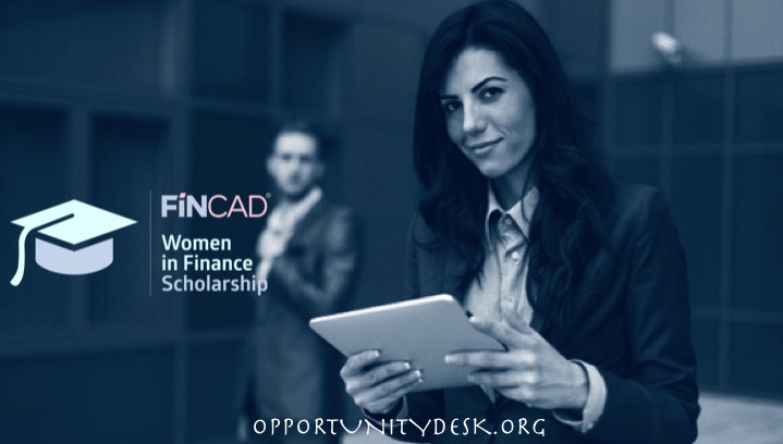 FINCAD Women in Finance Scholarship 2016 (US$10,000 award for Studies)