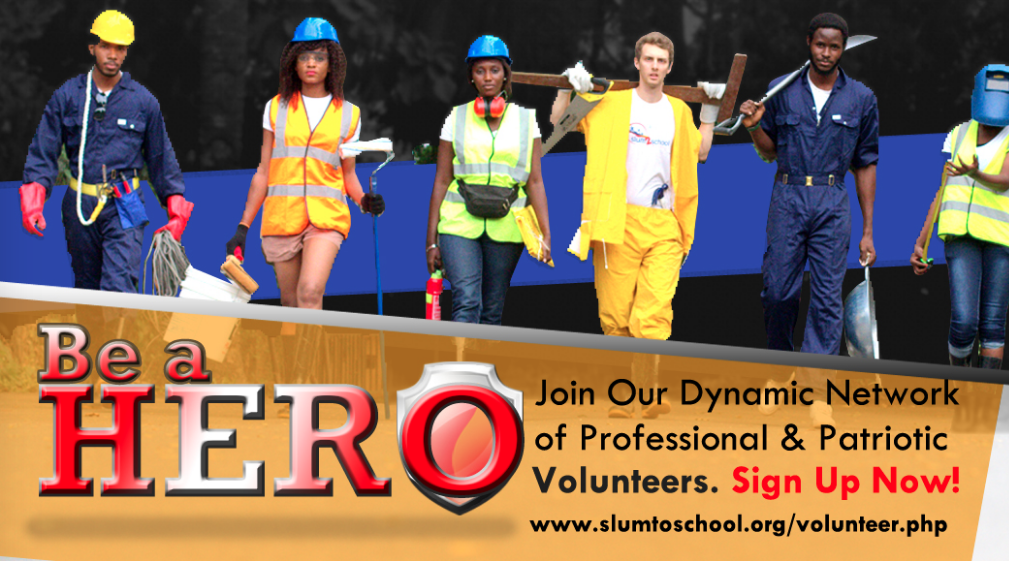 slum2school africa call for global volunteers 2018 2019 volunteer careers