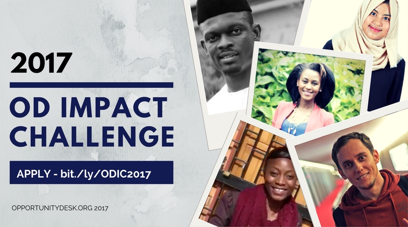 Opportunity Desk Impact Challenge – ODIC 2017 (Win cash prizes and more)