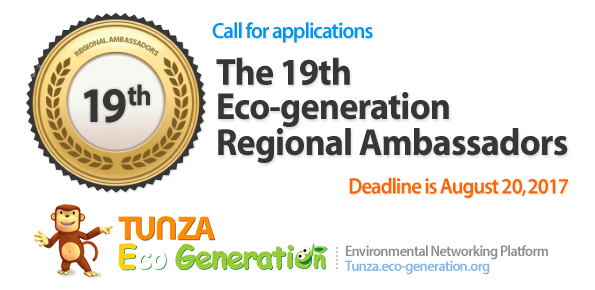 19th Eco-generation Regional Ambassadors Program