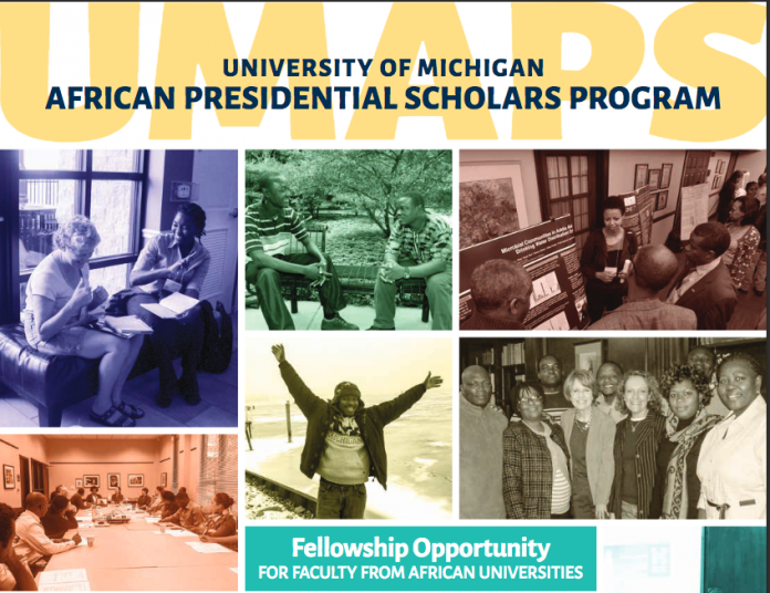 University of Michigan African Presidential Scholars Program 2018 (Fully-funded)