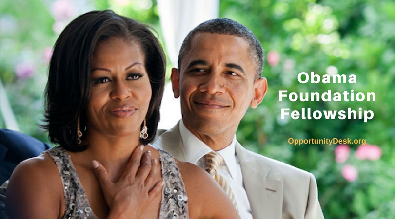 Obama Foundation Fellowship Program 2018 for Civic Innovators Worldwide (Fully-funded)