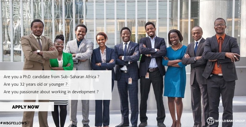 World Bank Group Africa Fellowship Program 2019 for PhD Students & Graduates