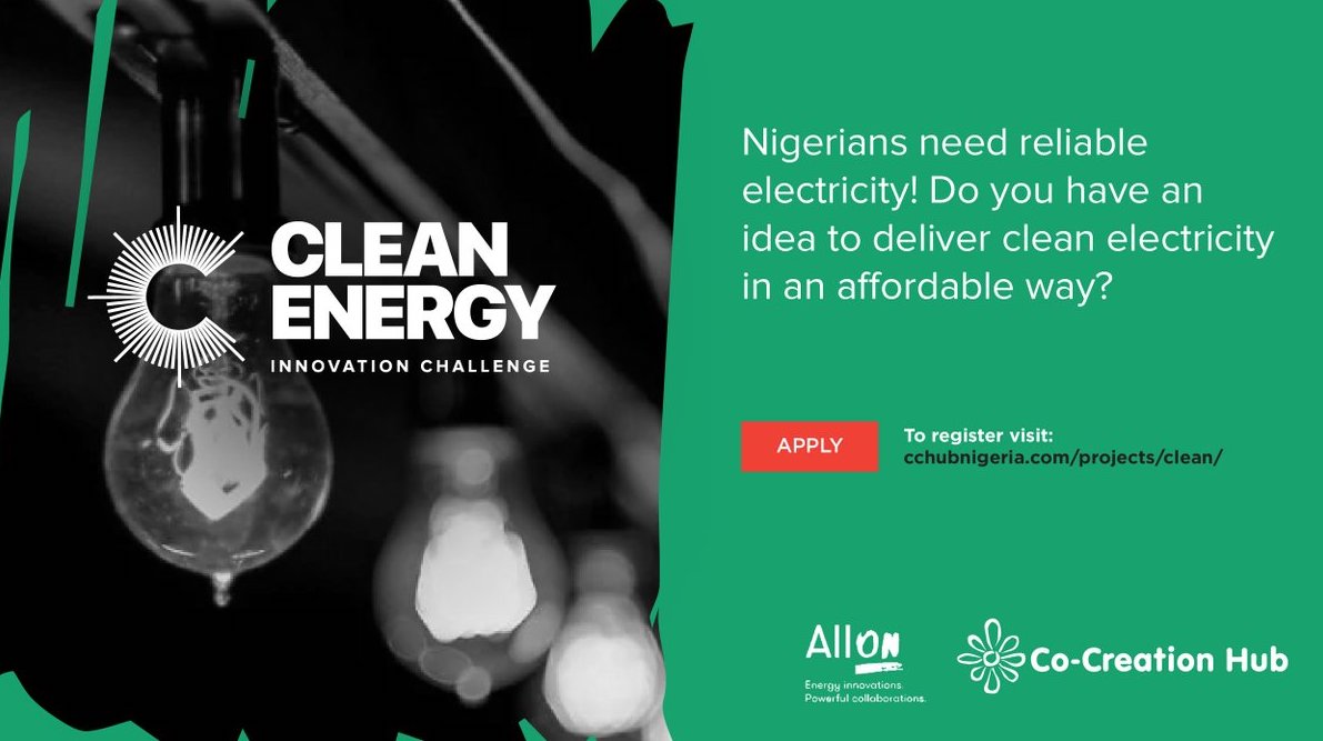 2018 Clean Energy Innovation Challenge ($10,000 prize for Nigerian Innovators)