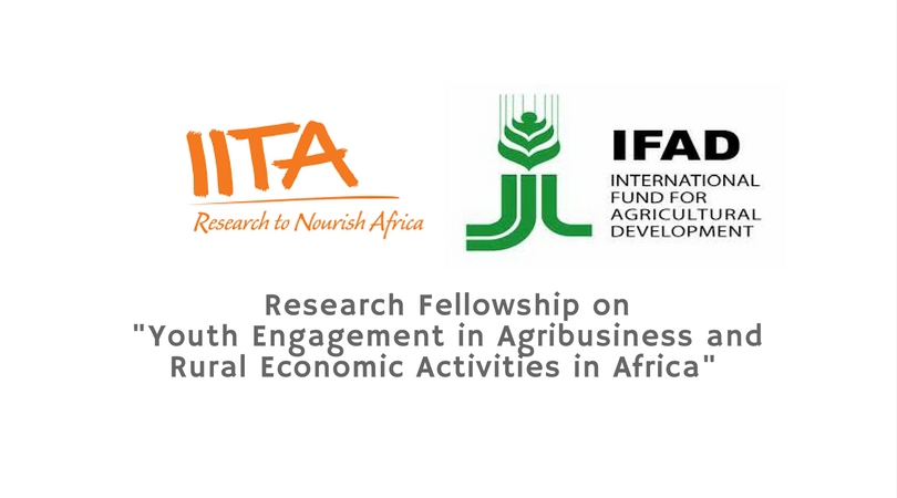 IITA Research Fellowship 2019 on “Youth Engagement in Agribusiness and Rural Economic Activities in Africa” (Up to $10,000 Grant)