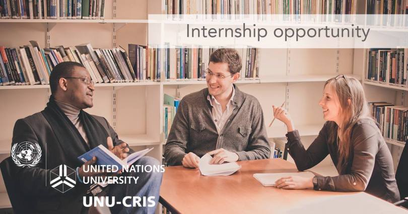 UNU-CRIS Internship Programme 2018 for Graduate Students
