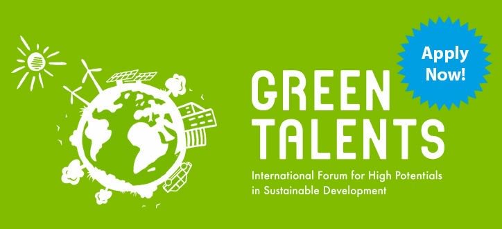 Green Talents – International Forum on Sustainable Development 2018 (Fully-funded to Germany)