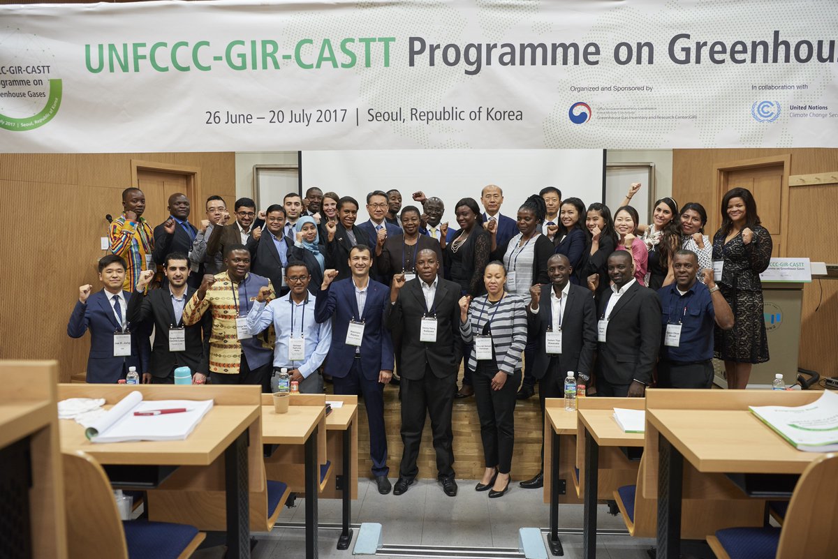 UNFCCC GIR CASTT Training Programme on Greenhouse Gas 2018 (Fully-funded to Seoul, Korea)