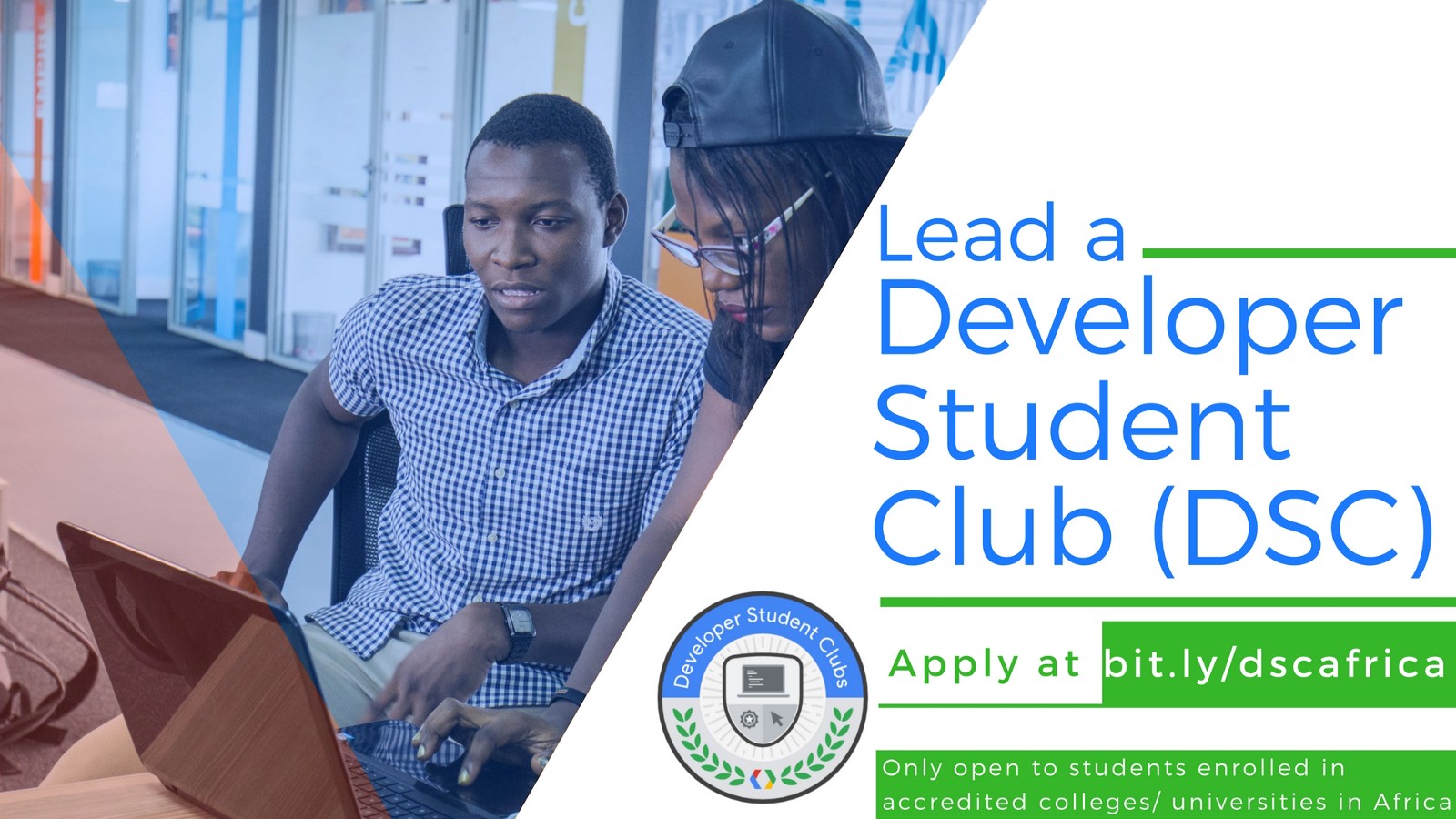 Become a Student Leader of Google Developer Student Club in Africa