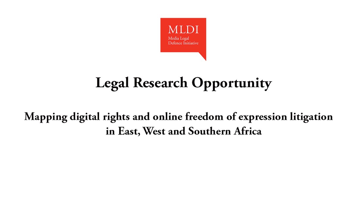 Call for proposals: MLDI Legal Research Opportunity in East, West, and Southern Africa