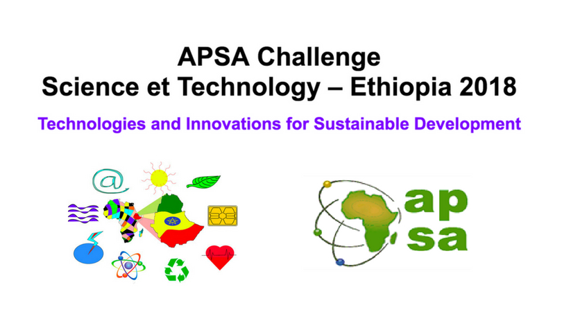 apsa challenge science and technology ethiopia 2018 for young apsa cover page