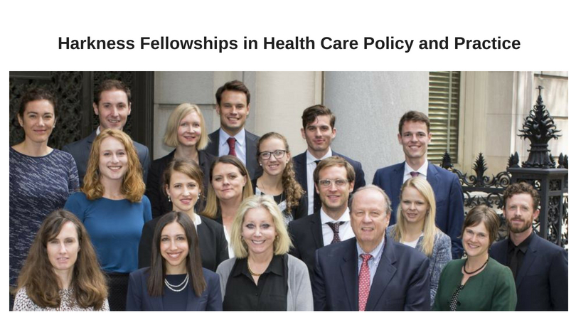 Commonwealth Fund’s Harkness Fellowships in Health Care Policy and Practice 2019/20