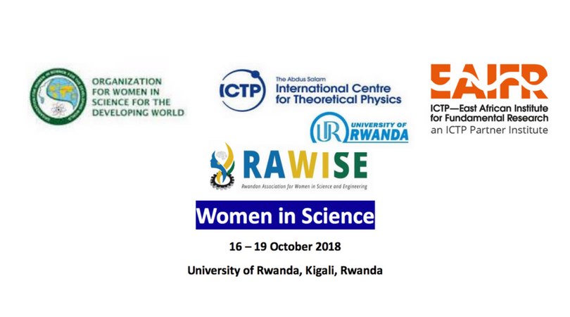 Apply for Women in Science Workshop 2018 in Kigali, Rwanda (Funding Available)