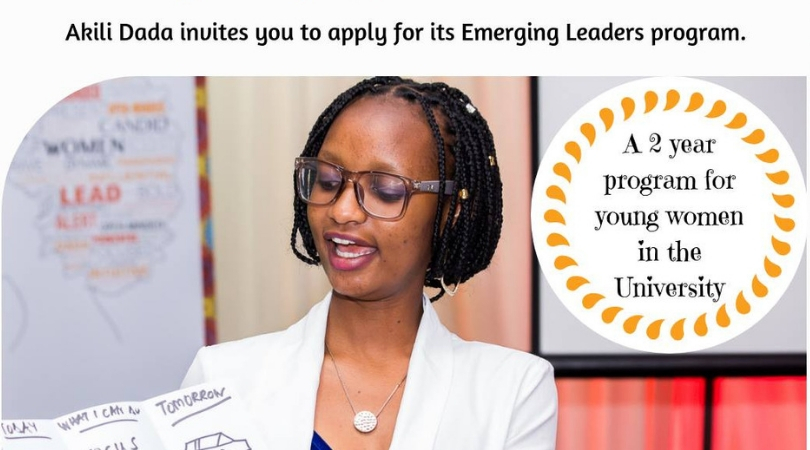 Akili Dada Emerging Leaders Program 2018 for Young Women in Kenyan Universities