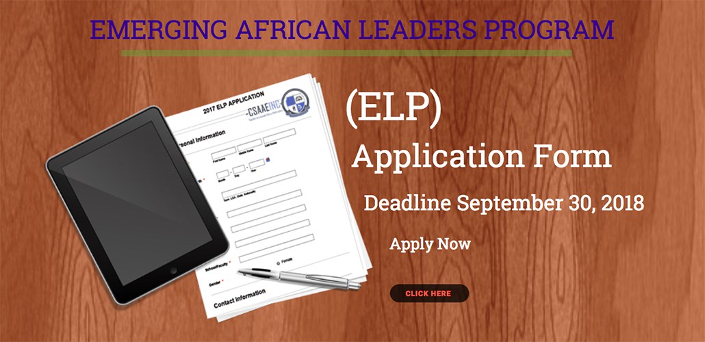 Image result for csaaeinc-emerging-african-leaders-program-2018/
