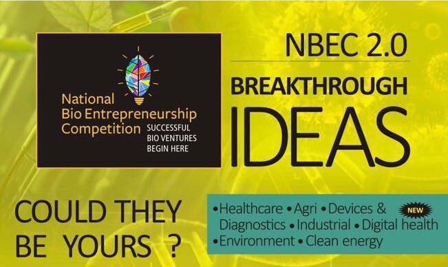 Image result for national Bio Entrepreneurship Competition 2018 for Indian Entrepreneurs and and Start-ups