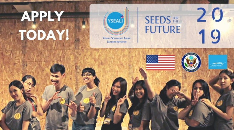 Young Southeast Asian Leaders Initiative (YSEALI) Seeds for the Future Grants Competition (up to $15,000)