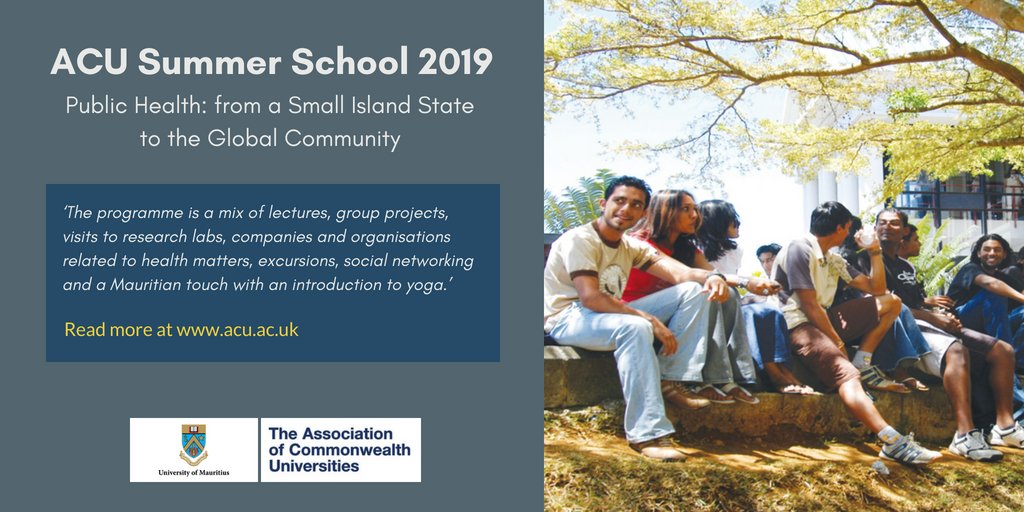 Association of Commonwealth Universities (ACU) Summer School 2019 (Bursaries Available)