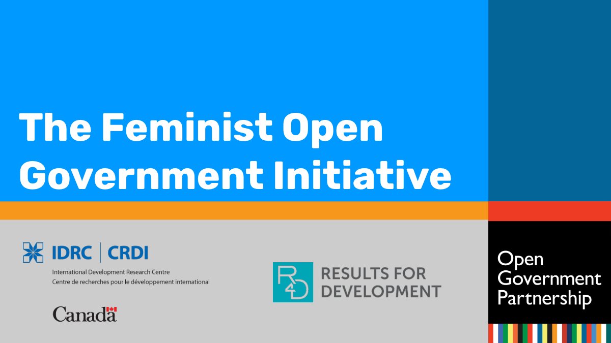 Call for Proposals: Feminist Open Government Initiative 2019/2020 (Up to CA$50,000)