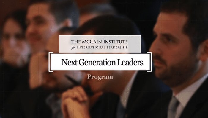 McCain Institute Next Generation Leaders Program 2019/2020 (Fully-funded)