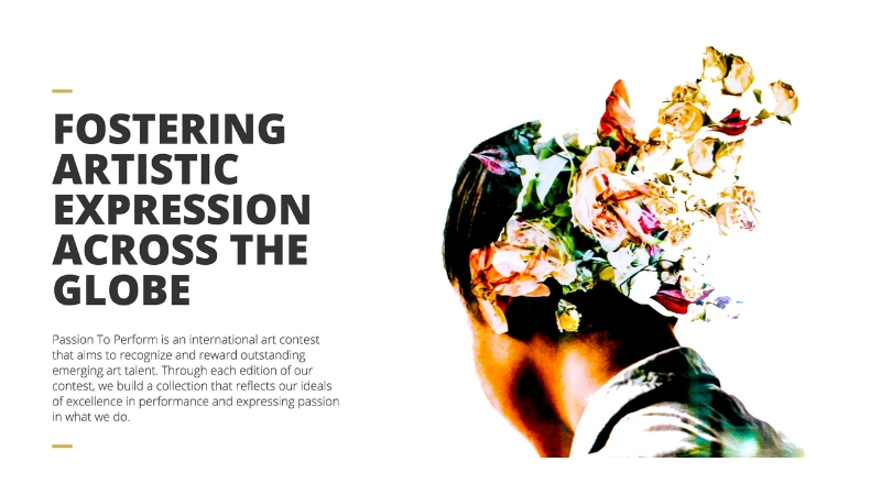 Passion to Perform International Art Contest 2018 (Up to $6,000 Prize)