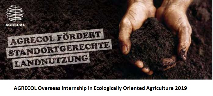 AGRECOL Overseas Internship in Ecologically Oriented Agriculture 2019