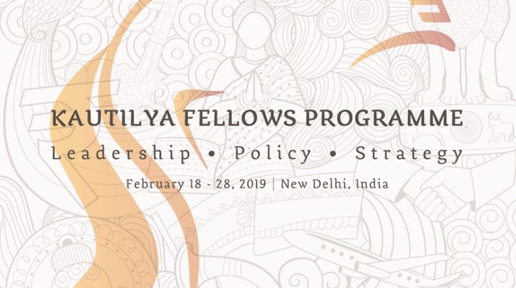 India Foundation Kautilya Fellows Program 2019 (Scholarship available)