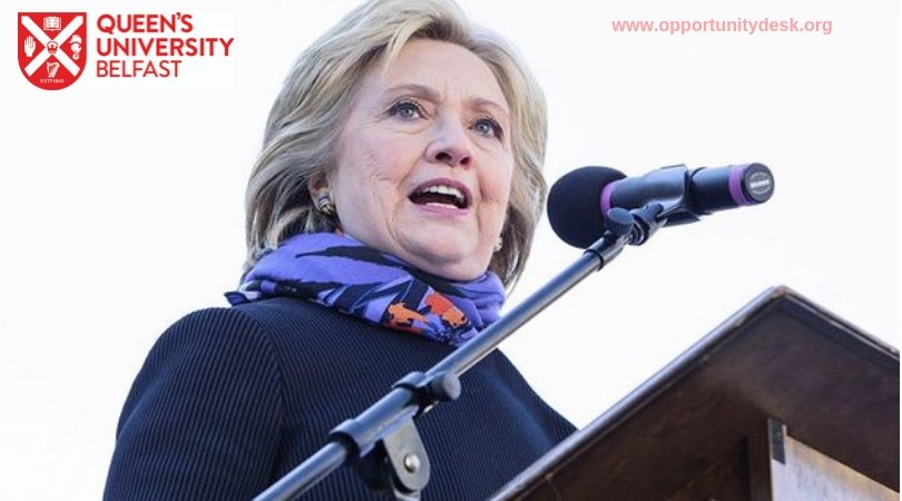 Queen’s University Belfast Hillary Rodham Clinton Award for Peace and Reconciliation 2019-2020