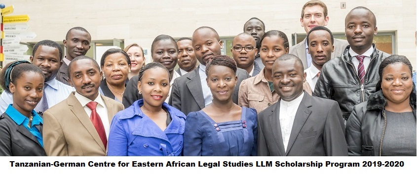 Tanzanian-German Centre for Eastern African Legal Studies LLM Scholarship Program 2019-2020