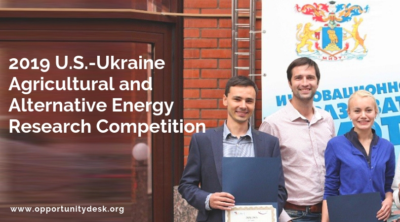 U.S.-Ukraine Agricultural and Alternative Energy Research Competition 2019