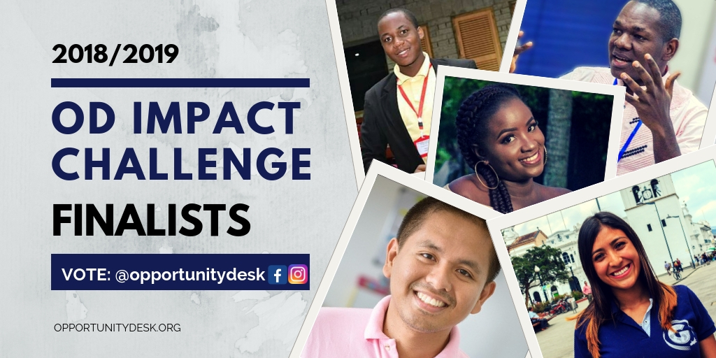 Opportunity Desk’s OD Impact Challenge 2018/2019 Finalists Announced