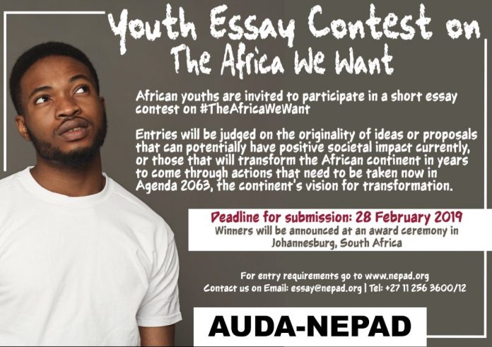 AUDA/NEPAD Youth Essay Contest 2019 on ‘The Africa We Want’