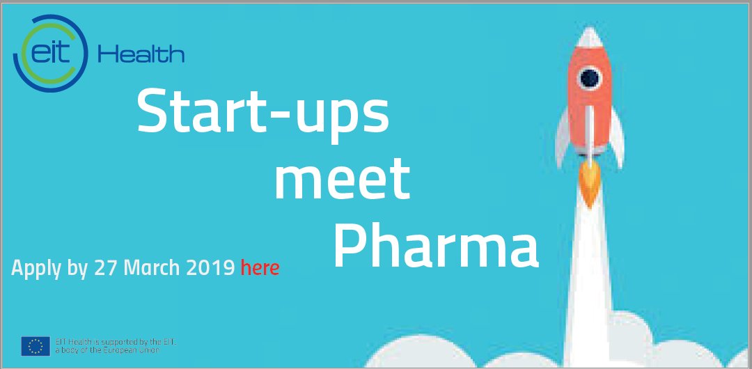 EIT Health Start-ups Meet Pharma Programme 2019