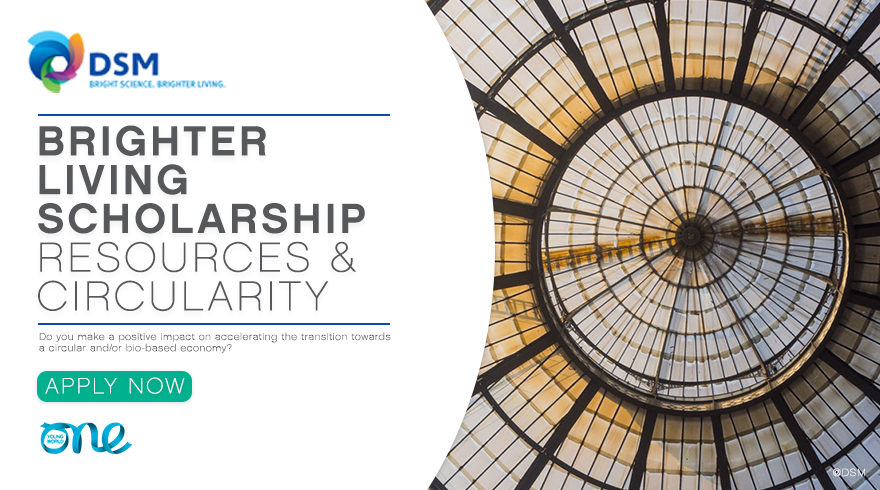 DSM: Resources & Circularity Scholarship to attend the One Young Summit 2019 in London, UK (Fully-funded)