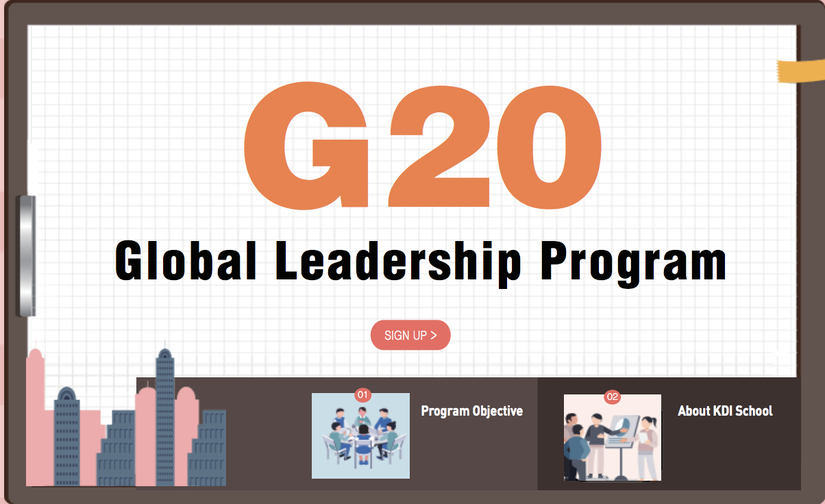 Apply for KDI School’s G20 Global Leadership Program 2019 (Fully-funded to Korea)
